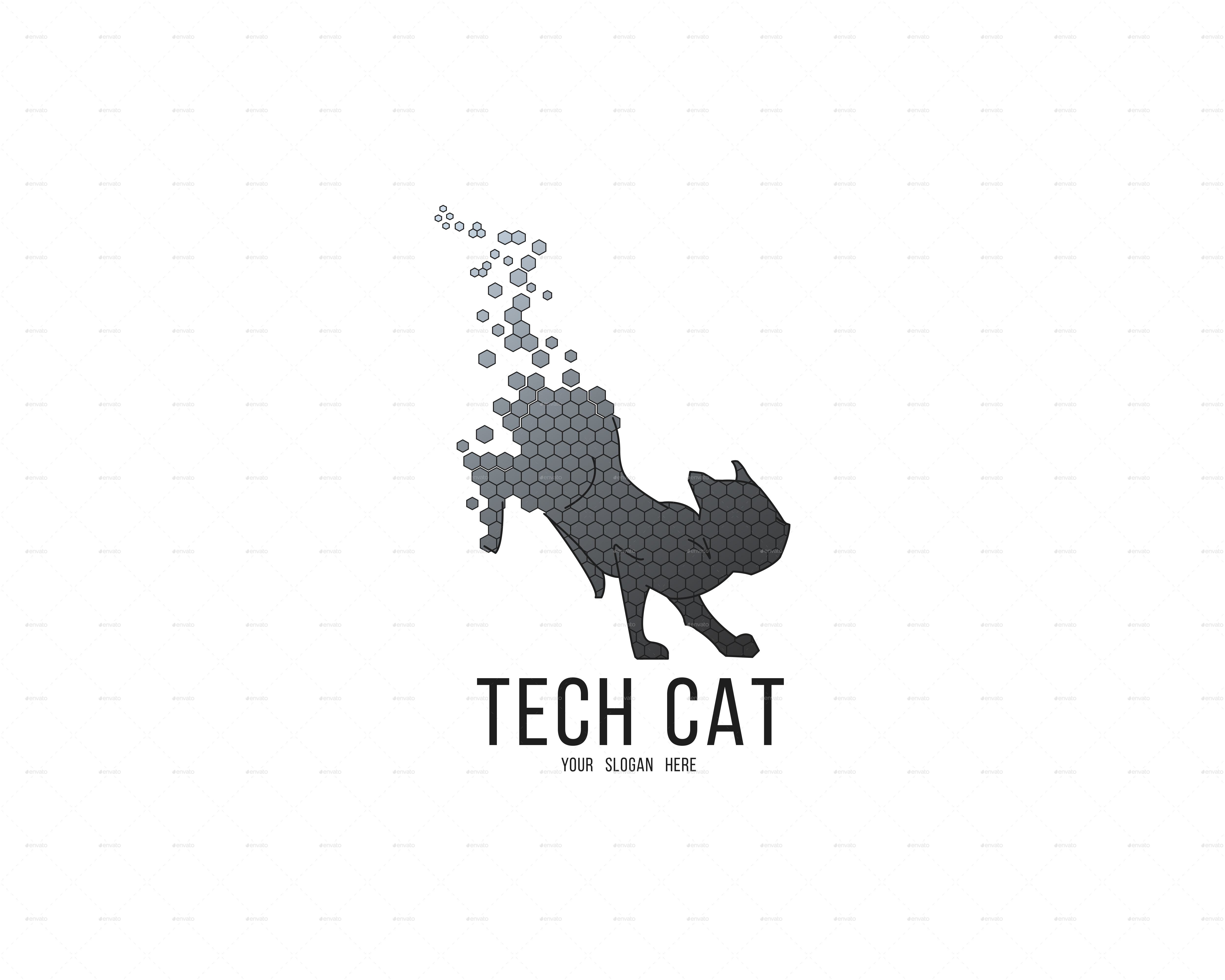 TechCat Logo by PuzzlePanda GraphicRiver